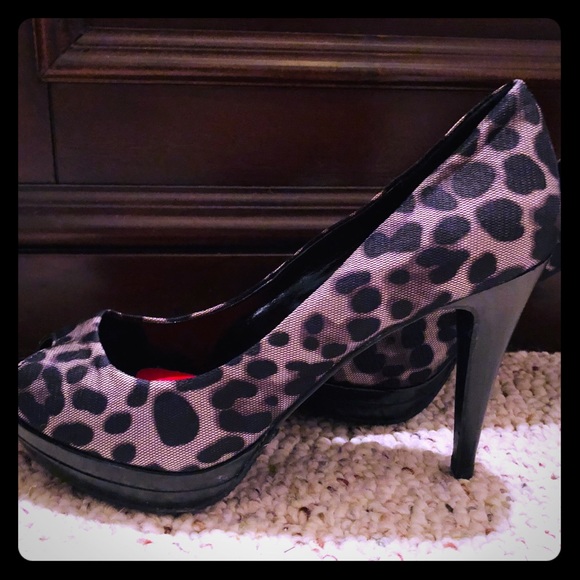 Mods Spana Platform Peep Toe Size 8 - Picture 1 of 5